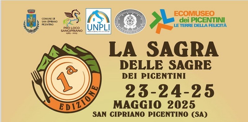 La Sagra delle Sagre dei Picentini dal 23 al 25 maggio 2025